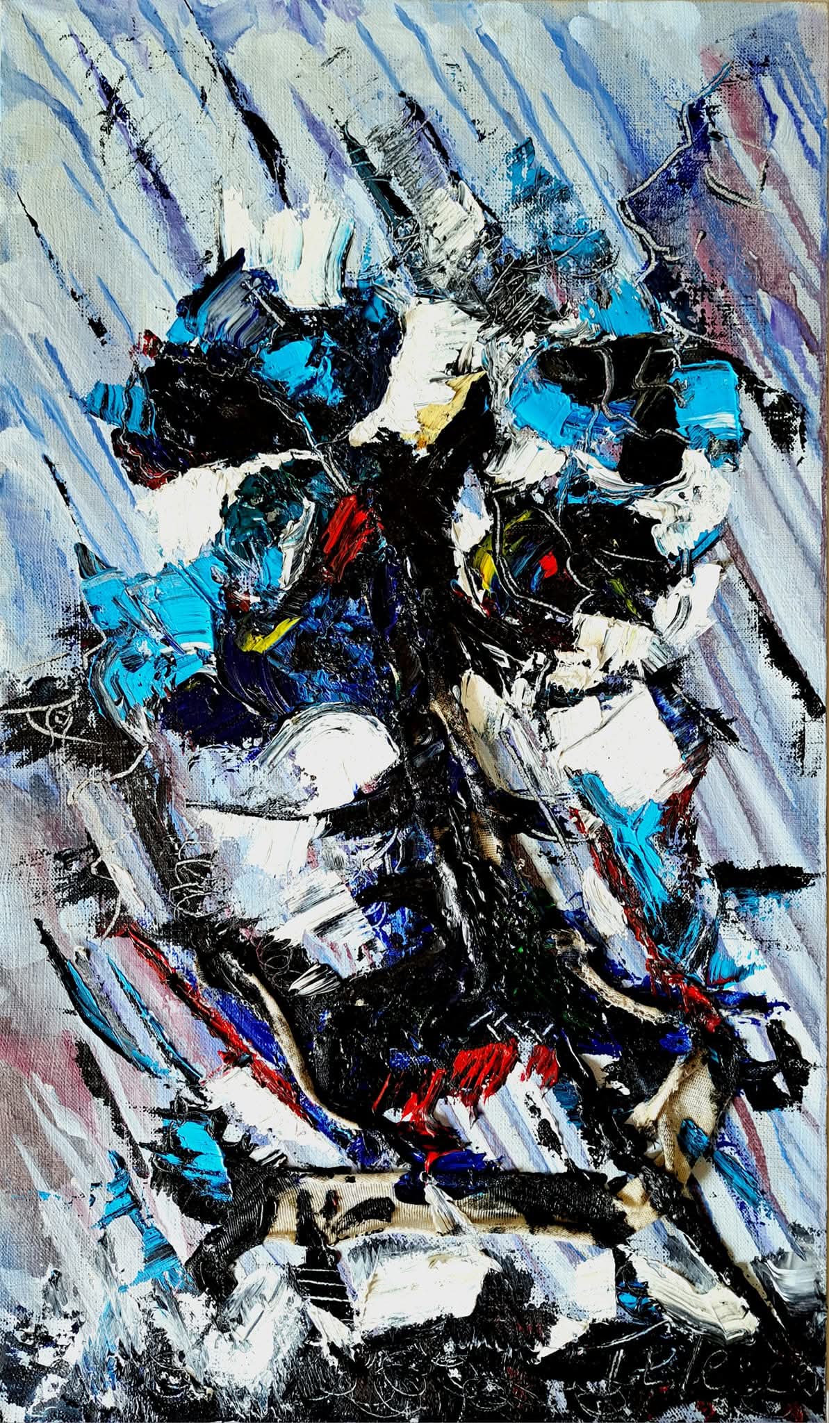 Abstraction en bleu